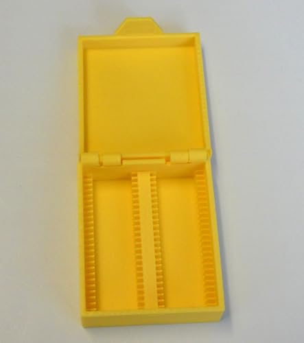Storage Box for Microscope Slides, Non-Standard Size for Specialty Slides (1"x1" 50 Positions) - size: 1"x1" 50 Positions