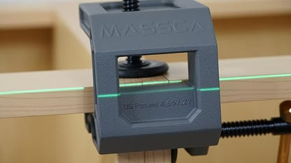 Massca Dual Action Case Clamp – Frameless Cabinet Clamp for 3D Alignment, Cabinet Installation Tool for Kitchen & Bath Cabinets, Commercial Casework, Closets & Garage Systems, Woodworking Clamp