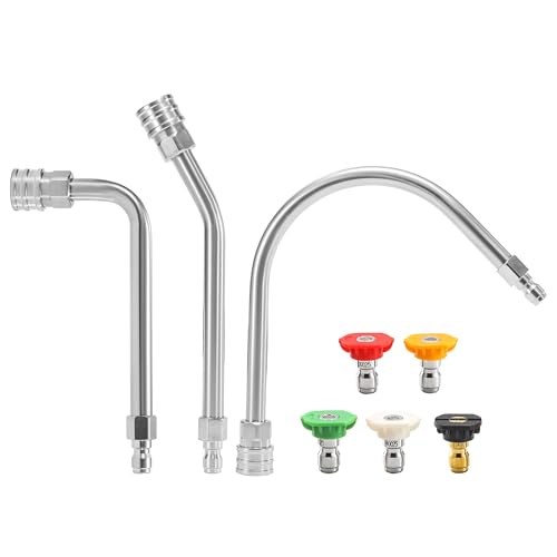 Pressure Washer Extension Wand-30°, 90°, 120° Gutter Cleaner Wand