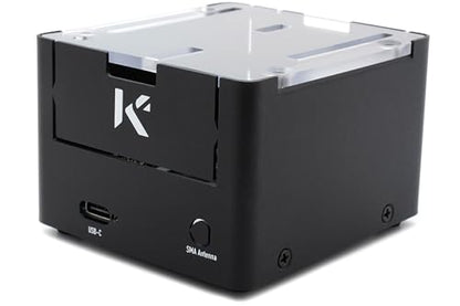 KKSB Case for Arduino Uno Q – Tall Aluminum & Steel Enclosure with Clear Polycarbonate Lid - style: Tall Clear Lid Case