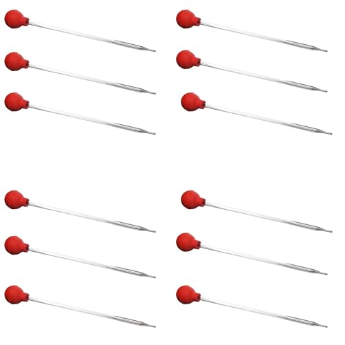 1601-5 Dropping Pipettes Glass with Rubber Bulbs, 6 inches Length, 5ml Capacity. Pack of 12.
