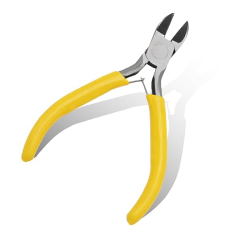 ZIMISI Metal Non-Serrated Mini Needle Nose Plier (Diagonal Nose) - size: Diagonal Nose Plier