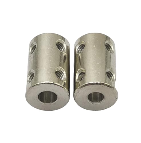 5Pcs 5mm to 6mm Bore Rigid Coupling Set,Steel Rigid Motor Shaft Coupler Adapter with Screws for CNC Machine 3D Printer RC Motor Accessories and DIY - size: 5mm to 6mm