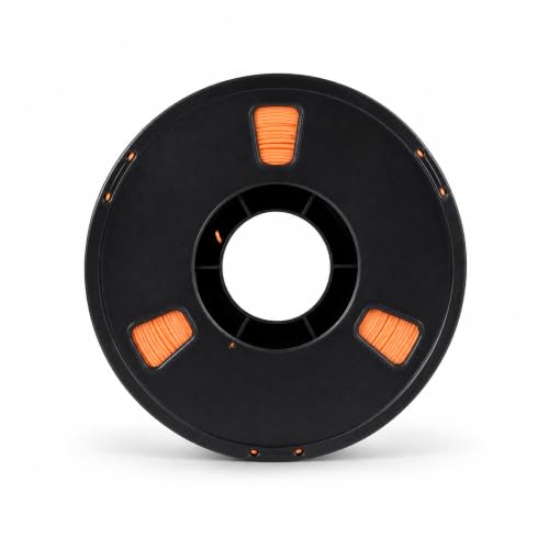 Matte PLA + 3D Printer Filament,PLA + Filament 1.75mm, Neatly Wound 3D Printing Filament 1.75mm, Dimensional Accuracy +/- 0.02 mm, Fit Most FDM 3D Printers, 1kg Spool (2.2lbs) (Orange) - color: Orange