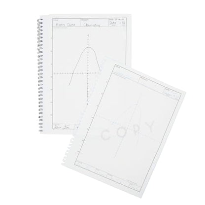 Bright Creations Carbonless Laboratory Notebook with 100 Sheets, Engineering Paper (8.5x11 In, 2 Pack)