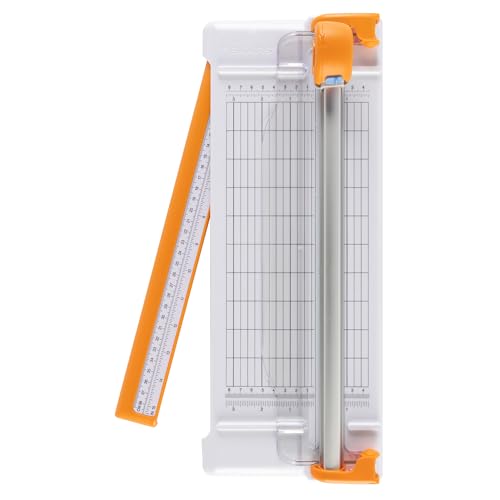 Fiskars Rotary Paper Cutter, Compact & Portable, 12" Cut Length