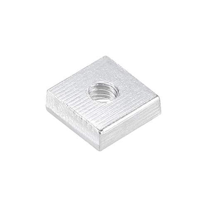 uxcell Square Nuts, M5x11mmx4mm Zinc-Plated Metric Coarse Thread Assortment Kit, 25 Pcs - size: M5x11mmx4mm