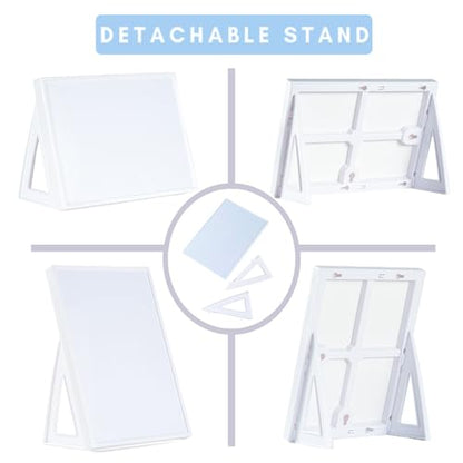 Dry Erase Board, Small Whiteboard with Stand - size: 8"W x 11.7"H, style: Basic