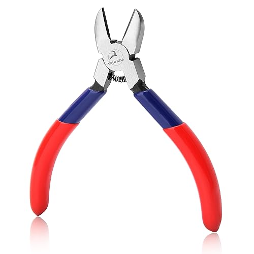Diagonal Cutting Pliers Mini Wire Cutters Small Side Cutter Sharp Precision Nipper Mini Jewelry Pliers Hand Jewellery Making Tool - style: Diagonal Pliers
