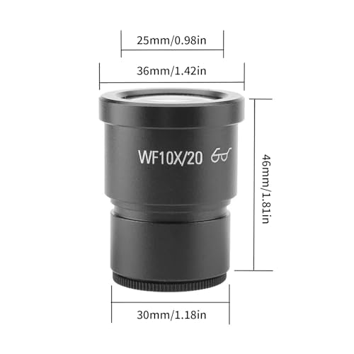 BORDSTRACT WF10X/20 Super Widefield 10X Stereo Microscope Eyepiece