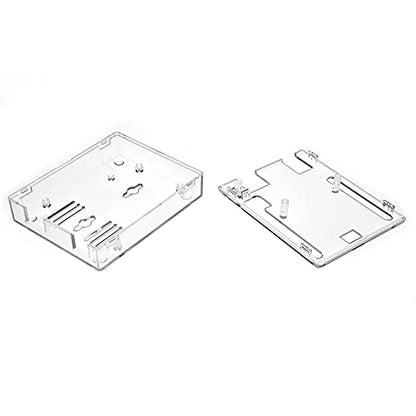 Gikfun UNO R3 R4 Case Transparent Clear Computer Box Compatible with Arduino UNO R3 R4 EK1655