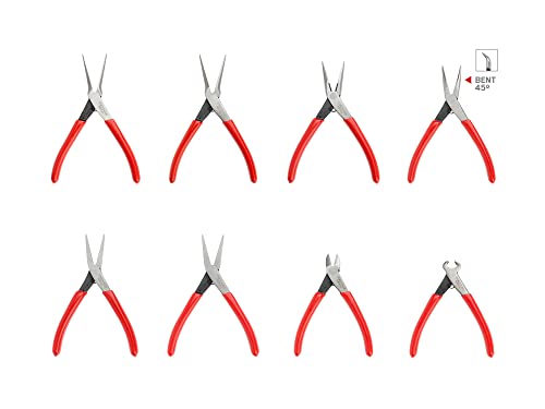 TEKTON Mini Pliers Set, 8-Piece | PMN99908 - size: 8-Piece