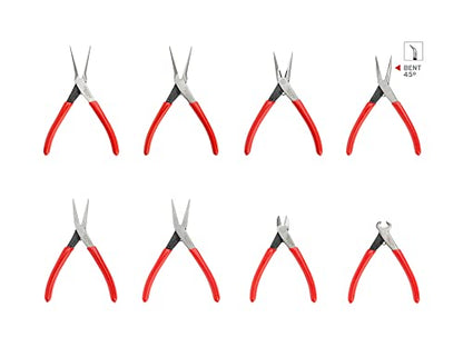 TEKTON Mini Pliers Set, 8-Piece | PMN99908 - size: 8-Piece