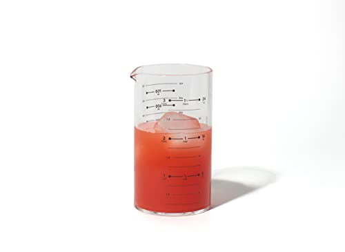 Cocktail Mixing Glass - Ethan+Ashe - Lab Series - 750 ML Dishwasher Safe, Borosilicate Glass - Bar Tools & Bartender Accessories - Batch Drink Mixing Beaker