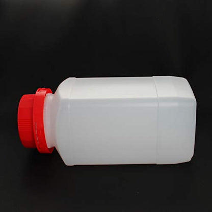 Othmro 2pcs Plastic Lab Chemical Reagent Bottles, 1000ml/34oz Wide Mouth Liquid/Solid Square Sample Storage Container Sealing Bottles with Anti-Theft Cap Red - color: 2Pcs 33oz Red