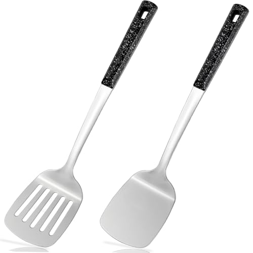 Stainless Steel Spatula with Heat Resistant Handle - color: Stainless Steel Spatula-1