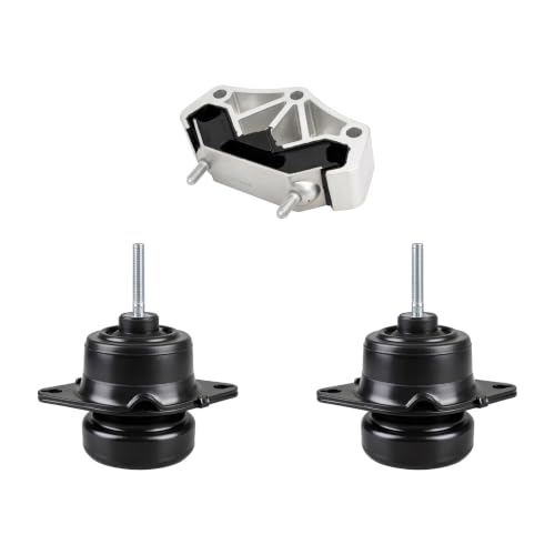 3PCS Engine Motor Mount & Transmission Mount Set for 2011-2025 Ford Mustang - size: 2011-2025 Ford Mustang 5.0L V8-
