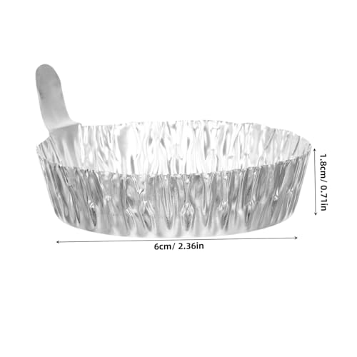 Angoily Aluminum Foil Weighing Dish, 50 Pcs Aluminum Weigh Boats