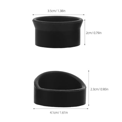 KALLORY 4PCS Microscope Rubber Eyecup Replacement Binocular Eyepiece Covers