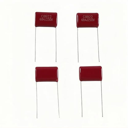 30 Values Metallized Polypropylene Film Capacitor Kit CBB22 100V-250V - style: 100V 250V 300PCS