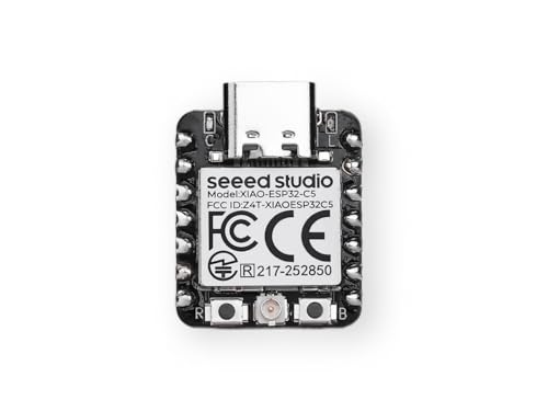 Seeed Studio XIAO ESP32-C5 Pre-Soldered Board, 2.4/5GHz Dual-Band Wi-Fi 6 - color: ESP32C5, size: Pre-Soldered