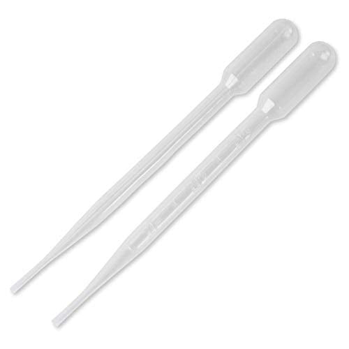 Transfer Pipette, 7.0ml Capacity, 3.0ml Graduated, Large Bulb, 155mm, 3.2ml Bulb Draw, Karter Scientific 206H6 (Pack of 200) - size: 7ml, style: Pack of 200