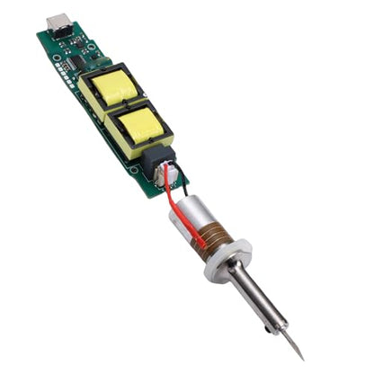 Ultrasonic Cutter Transducer, 30W 40KHz Ultrasonic Cutting Tool Transducer, Drive Module Blades with High Efficiency, Ideal for 3D Print Plastic, Wood & Resin