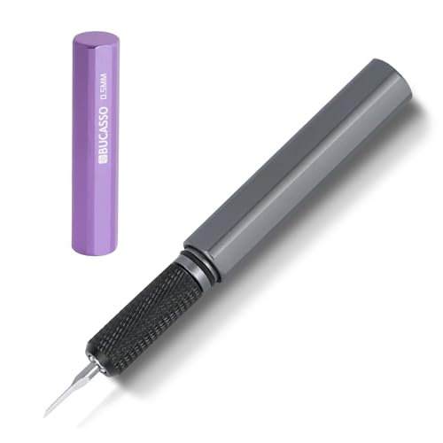 Model Scriber, Line Scriber with Tungsten Steel Blades, Model Scribing Tool for Modeling Hobby, RG Scale Model, Gundam Model Kit, Plastic Models, Resin GK Carved Engraved Lines (0.5MM) - size: 0.5MM