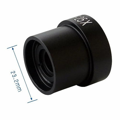 25X Microscope Eyepiece Lens 23.2mm for Biological Microscopes Industry
