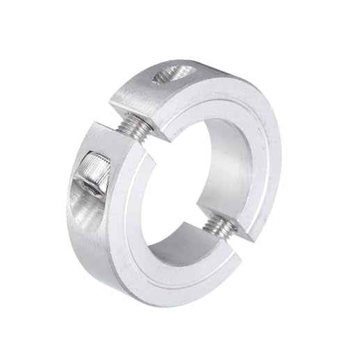 uxcell Double Split Clamp-On Shaft Collar for 1-1/8" Shaft, Aluminum Alloy - size: 1-1/8"