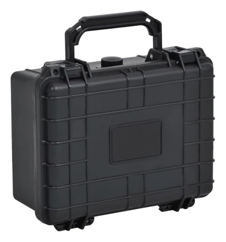 multicomp PRO Weatherproof Storage Case, 4.37" Width x 7.56" Height, 9.12" Depth, Plastic, Black