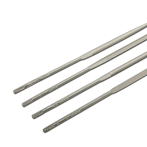 Crescent Nicholson 12 Piece Needle File Set with Handles | 37392 - size: 5-1/2", style: 0 Cut
