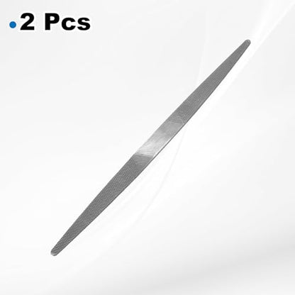 HARFINGTON 2pcs Wood Rasp File 11.8x200mm Tapered Flat Hand Rasp File
