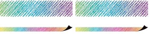 Teacher Created Resources Colorful Scribble Magnetic Border, 77290 (Pack of 2) - size: Pack of 2