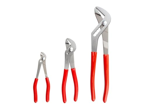 TEKTON Angle Nose Slip Joint Pliers Set, 3-Piece | PGA16103 - size: 3-Piece (5, 7, 10 in.)