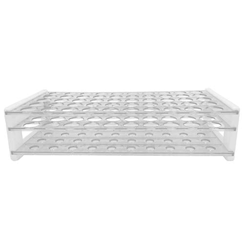Plastic Test Tube Rack for 12/13 mm Tubes, Hole Diameter is 13.6mm, Holds 50, Detachable, Karter Scientific 208V6 (Pack of 20) - size: 12/13mm, style: Pack of 20