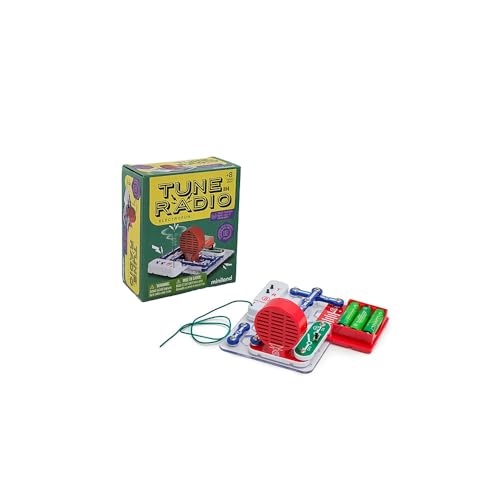 Miniland Kids Games, Build Your Own Working FM Radio, Electronic Game for Children, Building Toys, Science for Children, Stem Toys for Ages 8-13 | Electrofun: Tune in Radio - style: Tune In Radio