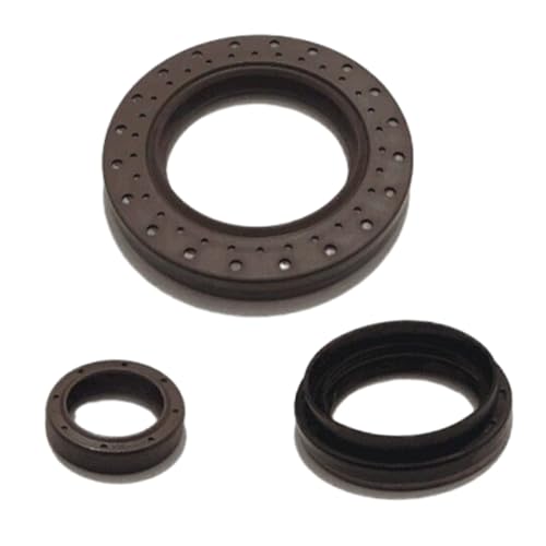 VIKKSAER 3 Pcs Transmission Oil Seal Set, Input Shaft and Output Shaft Seal 6DCT250 DPS6 Front Oil Seals Kit Replacement for Ford Focus Fiesta B-Max C-Max X-Trail B-Sedan