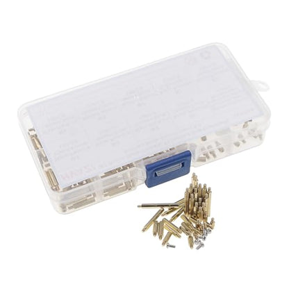 295PCS M2 Brass Male-Female Hex Standoffs, 304 SS Screws & Nuts Kit - size: M2