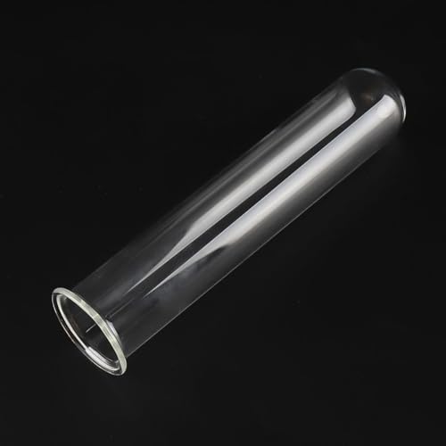 GSHLLO 8 Pcs Clear Test Tubes Hydroponic Glass Tube Floral Water Tubes House Plant Propagation Test Tubes Resin Vase Model Test Tube Liquid Storage Tubes Science Experiment Tubes