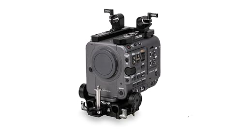 Tilta Camera Cage Basic Kit Compatible with Sony FX6 Without Battery Plate | ARRI Rosettes | 15mm Rod Support | Multi-Functional Top Plate | Quick Release Baseplate | Accessory Mounting - style: Camera Cage w/o Battery Plate