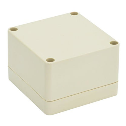 LeMotech Waterproof Dustproof IP65 ABS Plastic Junction Box Universal Electric Project Enclosure Pale Gray 3.3 x 3.2 x 2.2 inch (83 x 81 x 56 mm) - size: 3.3"x3.2"x2.2"