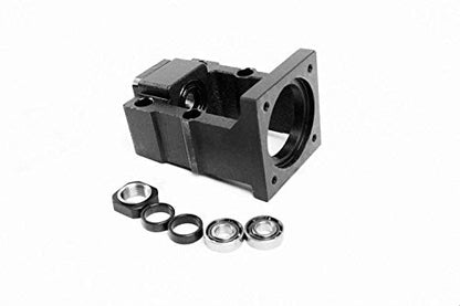 Nema 34 Stepper Motor Steel Mounting Bracket and BK20 Ball Screw Fixed End Supports Bearing Mount for 86mm Nema 34 Motor and 25mm CNC Ball Screw Ballscrew Kit SFU2505 SFU2510 2525 2550 2504 - size: BK20-86mm