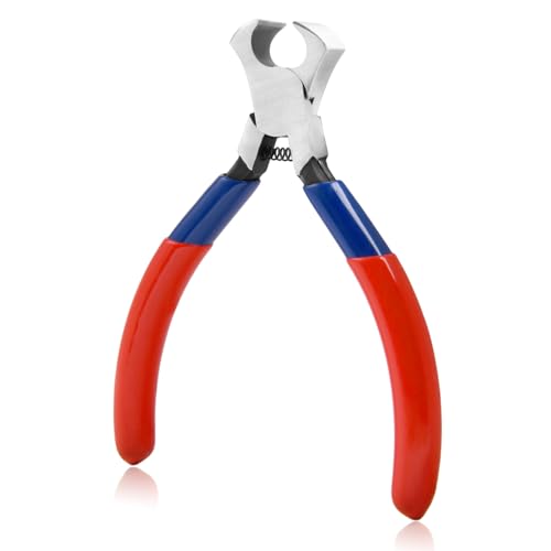 Mini End Nippers Precision End Cutters Small End Cutting Plier Nail Puller Tool for Carpenter Jewelry Pliers for Beading Jewelry Making Wire Cutting DIY Craft Hobby Supplies - style: End Cutting Pliers
