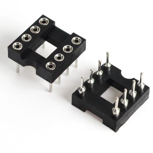 10PCS 14Pin DIP SIP Round IC Sockets Adaptor Solder Type for OP-AMP IC MCU Straight Socket - Gold - color: IC-socket-Round-14Pin-10Pcs
