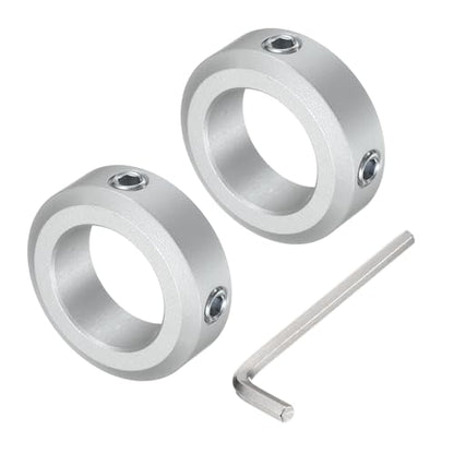 uxcell 32mm OD 10mm Thick Set Screw Shaft Collar for 20mm Shaft 2Pcs