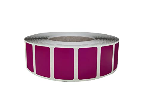 Royal Green Purple Removable Labels, 25.5 x 16mm, 1000 Pack - color: Purple, size: 1000
