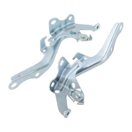 1 Pair Hood Hinges for Toyota Sienna 2011-2020 Front Bonnet Bracket No.5341008020/5342008020 Silver Tone Iron