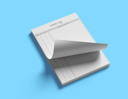 Better Office Products Activity Log Notepad, 8.5" x 11", Planning Note Pad, 50 Sheets, Daily Time Tracking Productivity Checklist Organizer, (1 Pack) - style: 1 Pack