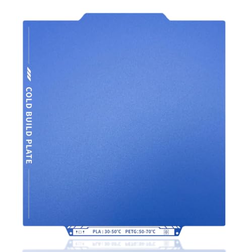 Cold Texture PEI Build Plate for Flashforge Creator 5/5 Pro - size: 266x293mm